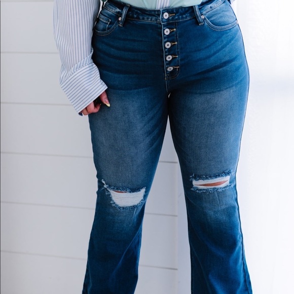KanCan Jeans Kancan Denim Skies Full Size Run Flare Jeans Poshmark